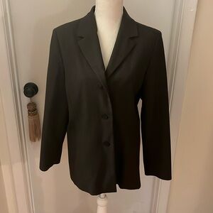 Vintage Opinion Oversized Brown Boyfriend Blazer Jacket Shoulder Pads